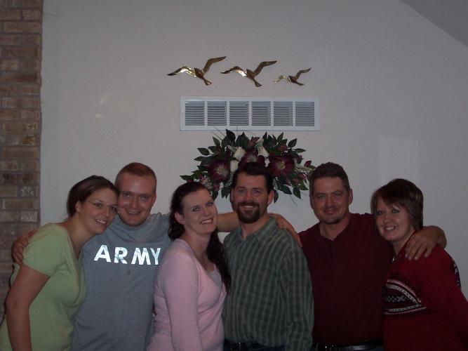 Justine and Mark with RickX Jennifer and Chris AndCrystal 2003
