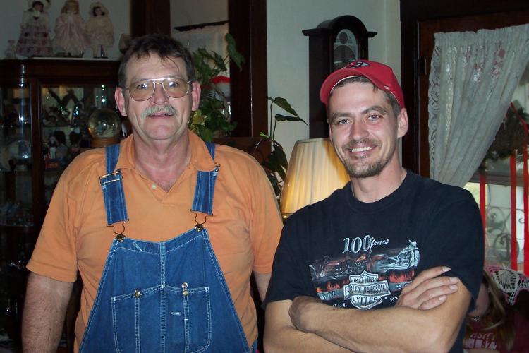 Justines Father Dale and Rick Fears 2004